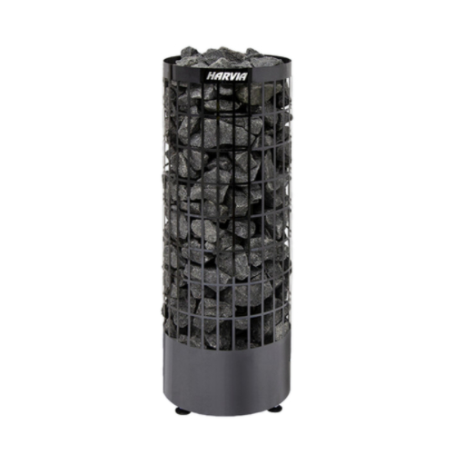 Электрическая печь Harvia CILINDRO PC90E BLACK STEEL без пульта фотография