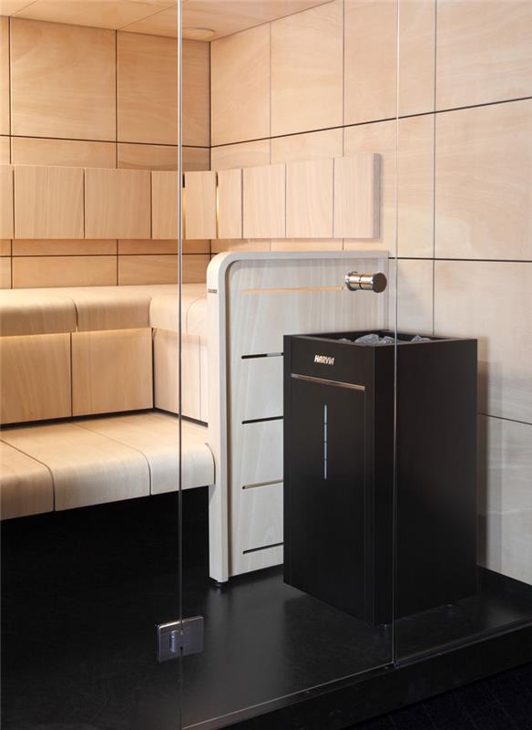 Электрическая печь Harvia Virta HL70S black, с парогенератором, 6.8 кВт+2.0 кВт (без пульта управления Griffin в комплекте) фотография