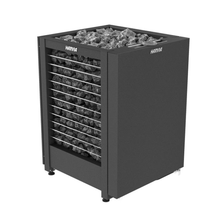 Электрическая печь Harvia Modulo Combi Automatic MD135GSA, 3 решетки, black, без пульта управления фотография