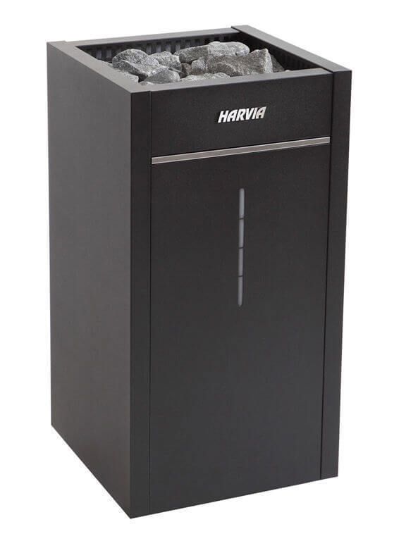 Электрическая печь Harvia Virta HL90SA black, с парогенератором (автомат), 9.0 кВт+2.0 кВт (без пульта управления Griffin в комплекте) фотография
