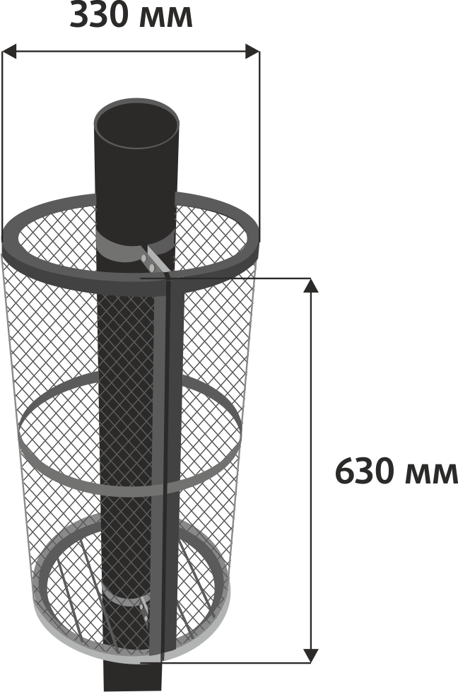 Сетка-каменка натрубная нержавейка фотография
